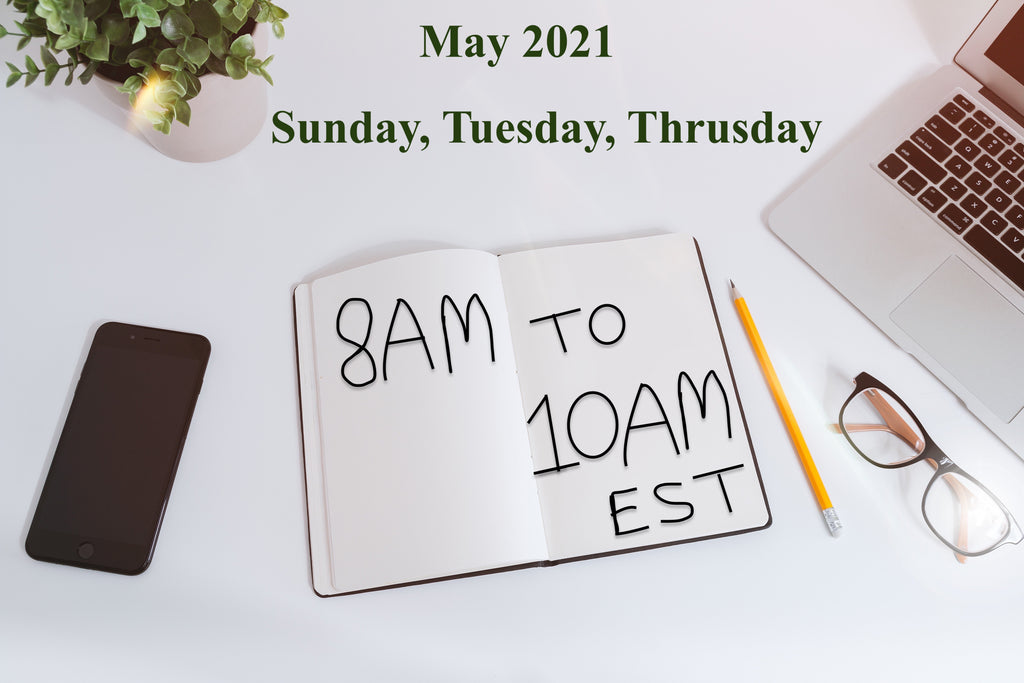 Trading Bootcamp Course (Sun, Tue, Thru) 8am to 10am EST May 2021